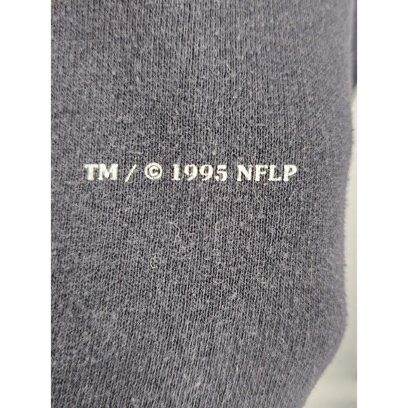 Lee Sport VTG NFL Pittsburgh Steelers Black Crewneck Sweatshirt 90s Football USA - Picture 7 of 13